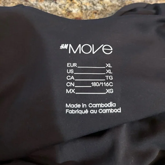 NWI H&M SOFTMOVE™ SPORTS UNITARD Black Size XL - Picture 7 of 10